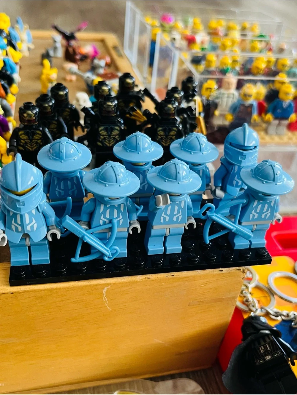 Large Collection of Mini Figures and Accessories - Multicolor